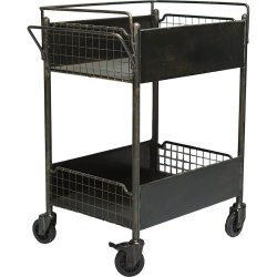 Tecla - Rullevogn i industriel look