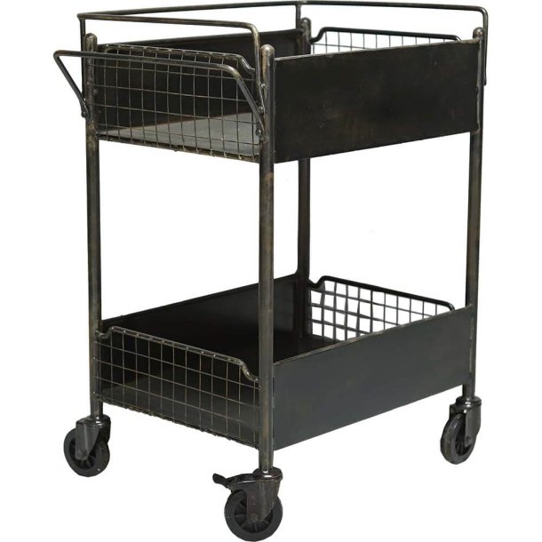 Tecla - Rullevogn i industriel look