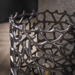 Matiz - Gulvlampe i sandblst aluminium, hjde 92 cm.