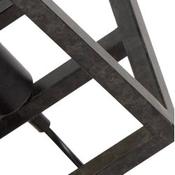 Louvre - Bordlampe i sort metal