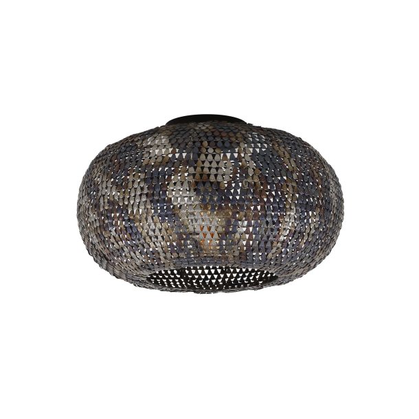 Baroca - Plafond lampe i brun-sort metal