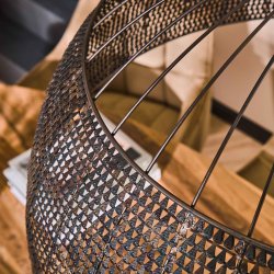 Armor - Hndlavet loftlampe med en  80 cm. skrm 