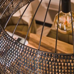 Armor - Hndlavet loftlampe med en  80 cm. skrm 