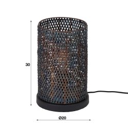 Armor - Hndlavet bordlampe