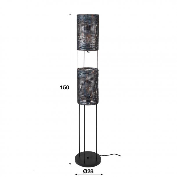 Armor - Hndlavet gulvlampe