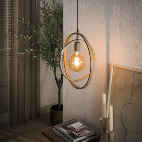 Frisky - Loftlampe i beige metal