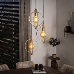 Frisky - Loftlampe i beige metal
