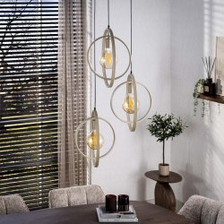 Frisky - Loftlampe i beige metal