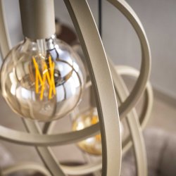 Frisky - Loftlampe i beige metal