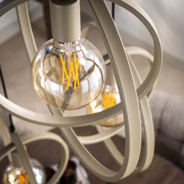 Frisky - Loftlampe i beige metal