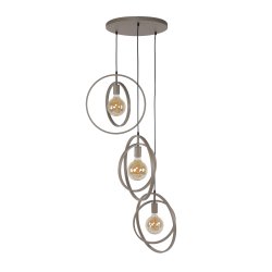 Frisky - Loftlampe i beige metal