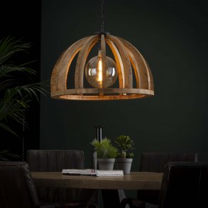 Mangos - Loftslampe i massiv mangotræ