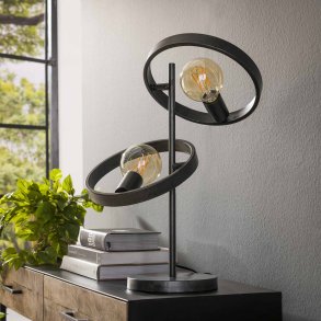 Angulo - Bordlampe i sort metal