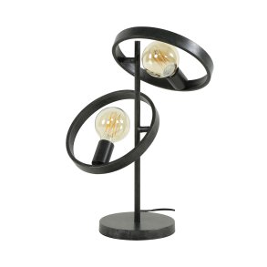 Angulo - Bordlampe i sort metal