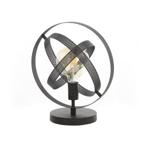 Sanz - Bordlampe i hullet artic sort metal