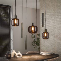 Sienna - Loftlampe med kupler i metal og glas