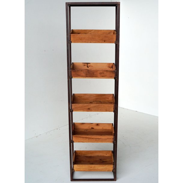 Marley reol i genbrugstr og metal