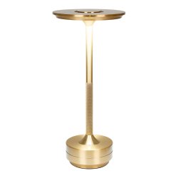 Bromma - Bordlampe i messingfarvet aluminium