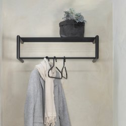 Parque - Hattehylde i sort metal