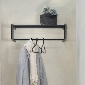 Parque - Hattehylde i sort metal