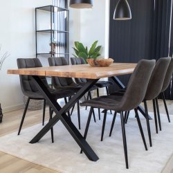 Juva - Spisebord i olieret  eg, 95 x 200 cm, med eller uden tillgsplader