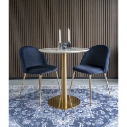 Nadal - Spisebord i marmor laminat og messing