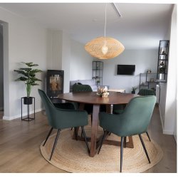 Badal -  Tppe i natur jute,  180 cm.