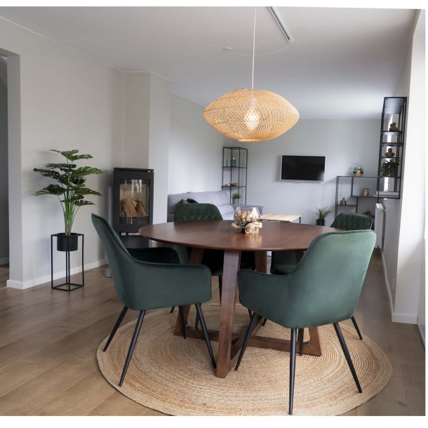 Badal -  Tppe i natur jute,  180 cm.