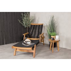 Zarzis - Solvogn i akacietr og sort reb