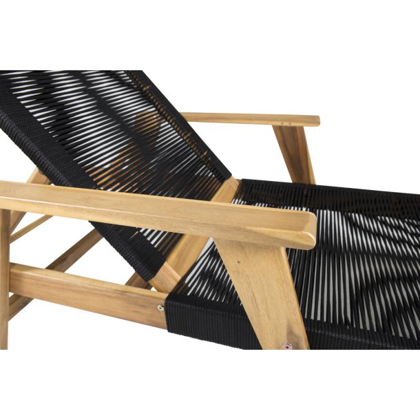 Zarzis - Solvogn i akacietr og sort reb