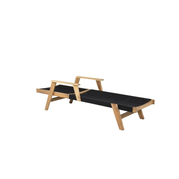 Zarzis - Solvogn i akacietr og sort reb