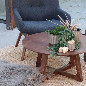 Badal - Tppe i natur jute,  150 cm.