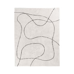 Rozas - Tppe med mnster i bomuld, 160 x 230 cm.