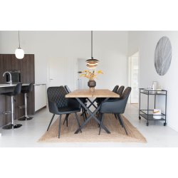 Badal -Tppe i natur jute, 180 x 240 cm.