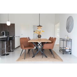 Badal -Tppe i natur jute, 180 x 240 cm.