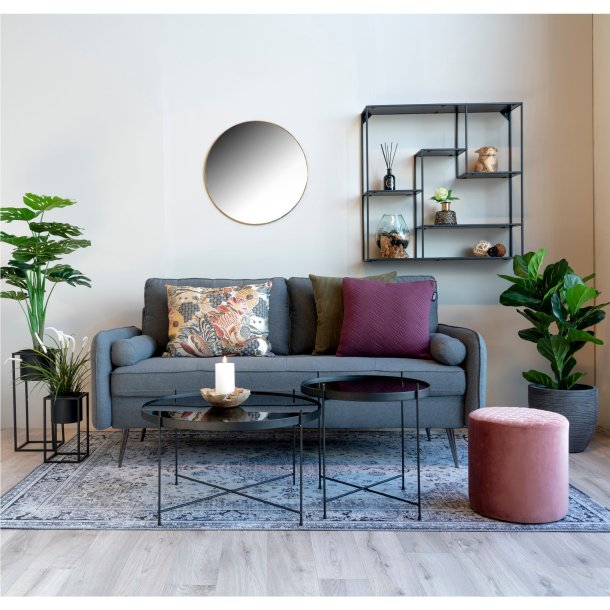 Cutty -  Spejl rundt  60 cm, messing