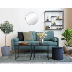 Zeta -  Hjrnebord med sort plade