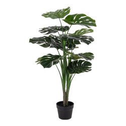 Monstera - Kunstig plante, hjde 90 cm.