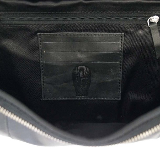 Bumbag i sort lder, model small