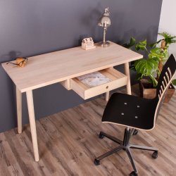 Baltimore- Skrivebord med 1 trskuffe, eg