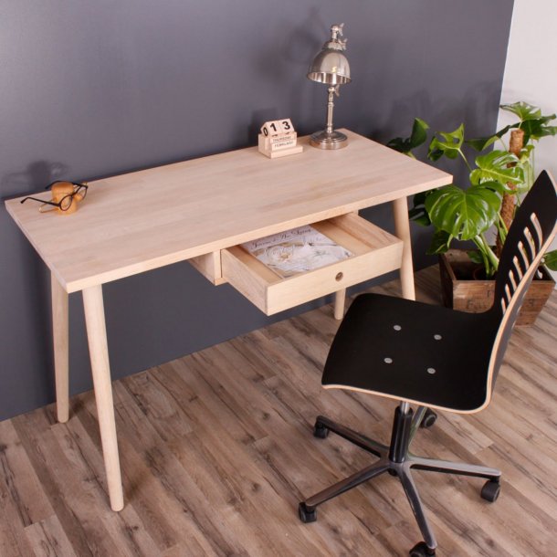 Baltimore- Skrivebord med 1 trskuffe, eg