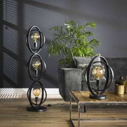 Frisky - Bordlampe i patineret metal