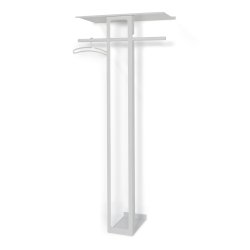 Koons - Hj hattehylde i hvid metal, bredde 70 cm.