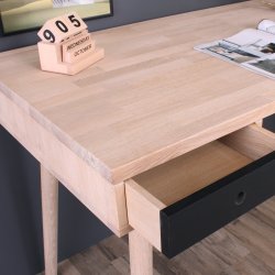 Denver - Skrivebord med 1 skuffe, eg