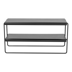 Zoot - Skohylla i svart metall, bredd 73 cm.