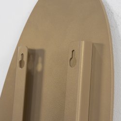 Cosma - Spejl &amp; hylde, enkeltvis eller som s�t i en champagnefarvet metal