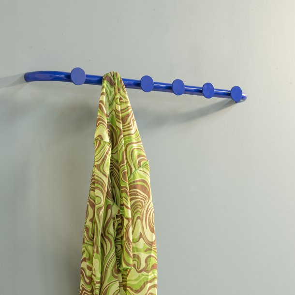 Flash - Knagerkke i marinebl metal med seks knager