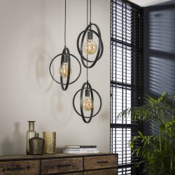 Frisky - Loftlampe i patineret metal