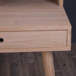 Chicago - Skrivebord med 2 skuffer, eg