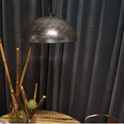 Thormann pendel i antik jern, model large